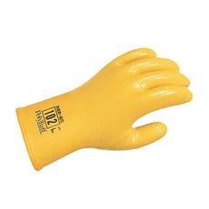Cold Handling Polyurethane Glove with Thermal Cotton Lining - 11", Yellow, X-Large - 102XL