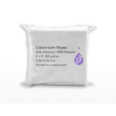 LabClean Wipe Cellulose/Polyester 9"x9"- Cleanroom Nonwoven Wipes - Bag of 300