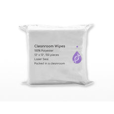 LabClean Wipe Polyester 12"x12"- 100% Polyester Cleanroom Wipe - Bag of 150