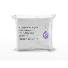 LabClean Wipe Polyester 4"x4"- 100% Polyester Cleanroom Wipe - Bag of 600