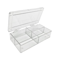 MultiBox- 4 compartments- 85 x 85 x 30mm each (11/2 x 2 13/16 x 11/8 in.)- 6/pk-B1204