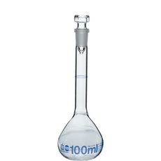 Brandtech Volumetric Flask, USP BBR, 100mL NS14/23 glass, pk of 2 - 36979