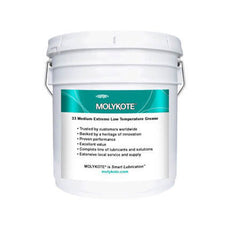 DuPont MOLYKOTE® 33 Extreme Low Temperature Bearing Grease, Light, Off-White 3.6 kg Pail - 33 LGHT GRSE 3.6KG