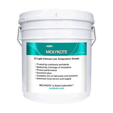 DuPont MOLYKOTE® 33 Extreme Low Temperature Bearing Grease, Medium, Off-White 3.6 kg Pail - 33 MED GRSE 3.6KG