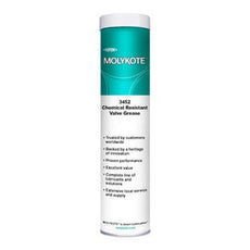 DuPont MOLYKOTE® 3452 Chemical Resistant Valve Lubricant White 550 g Cartridge - 3452 GRSE 550G CART
