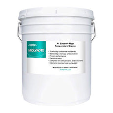 DuPont MOLYKOTE® 41 Extreme High Temperature Bearing Grease Black 18.1 kg Pail - 41 GRSE 18.1KG PAIL