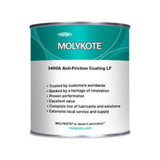 DuPont MOLYKOTE® 3400A Lubricant Anti-Friction Coating Charcoal 1 kg Can - 3400A ANTI FRCTN CTG 1KG