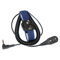 Navy Blue Dual Wrist Strap With Stereo Plug, 6 Ft Cable - EWR-1023