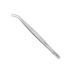 Excelta Tweezers - Angulated Strong Point - Anti-Mag. SS - Serrated  - 24-SA-SE
