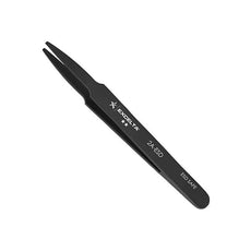 Excelta Tweezers - Straight Tapered Flat Point - Plastic - 2A-ESD