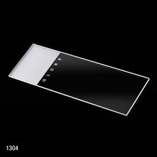 Microscope Slides, Glass, 25 x 75mm, 90° Ground Edges, Frosted, 1 End, Both Sides, 72/Box, 20 Boxes/Case (10 Gross)-1308