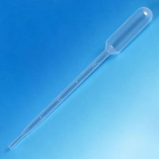 Transfer Pipet, 5.0mL, Large Bulb, Graduated to 1mL, 145mm, STERILE, Individually Wrapped, Cellophane Pack, 100/Pack, 4 Packs/Unit-137038