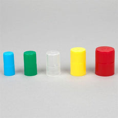 Diamond Culture Tube Cap for 25mm Glass Culture Tubes, PP, Yellow, 100/Bag, 5 Bags/Carton-118158Y