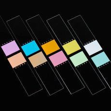 ** SPECIAL ORDER COLOR **  Microscope Slides, Diamond White Glass, 25 x 75mm, 45° Beveled Edges, Clipped Corners, GREEN Frosted, 72/Box, 20 Boxes/Case (10 Gross)-1384-50G