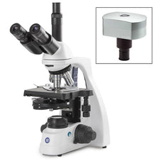 bScope Trinocular Compound Microscope, Hwf 10X/20Mm, Eyepiece, Quin. Nosepiece, WithCamera - EBS-1153-PLPHI-DC18