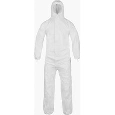 CleanMax Clean Manufactured Disposable Coveralls Non-Sterile, With Hood, Elastic Wrist/Ankle, 3XL, 25/CS - CTL428CM-3X