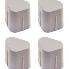 Metro MAX4-9997-4 Corner Adapters for MetroMax 4 Industrial Plastic Shelving, Bag of 4