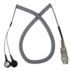 SCS Cord, Dual Conductor, W/Dual 10mm Snap, 10 Ft - 741DC