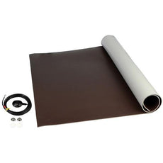 SCS Mat Roll, 3-Layer Vinyl, 8200 Series, Brown, 0.140"X24"X24' - 8261