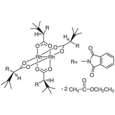 Tetrakis[N-phthaloyl-(R)-tert-leucinato]dirhodium Bis(ethyl Acetate) Adduct, 100MG - T2054-100MG