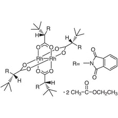 Tetrakis[N-phthaloyl-(S)-tert-leucinato]dirhodium Bis(ethyl Acetate) Adduct, 100MG - T2055-100MG
