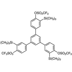 1,3,5-Tris[4-(trifluoromethanesulfonyloxy)-3-(trimethylsilyl)phenyl]benzene, 1G - T2467-1G