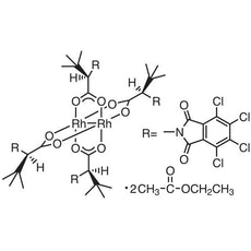 Tetrakis[N-tetrachlorophthaloyl-(R)-tert-leucinato]dirhodium Bis(ethyl Acetate) Adduct, 50MG - T2658-50MG