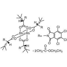 Tetrakis[N-tetrachlorophthaloyl-(S)-tert-leucinato]dirhodium Bis(ethyl Acetate) Adduct, 100MG - T2659-100MG