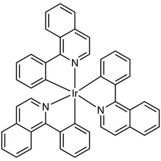 Tris[1-phenylisoquinoline-C2,N]iridium(III)(purified by sublimation), 100MG - T2685-100MG