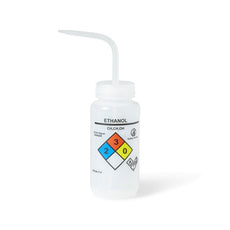 UniSafe Ethanol Vented Wash Bottle, Clear, Pack of 6 - UN370052