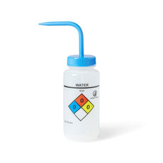 UniSafe Water Vented Wash Bottle, Blue, Pack of 6 - UN370061