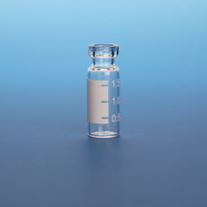 2.0mL LO Clear Vial 12x32mm White Graduated Spot 11mm Crimp