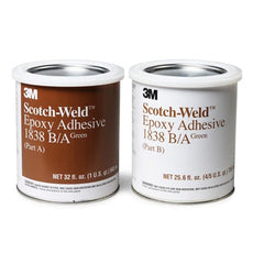 3M Scotch-Weld 2216 Epoxy Adhesive Clear 1 gal Can Kit - 1838 GREEN QUART KIT