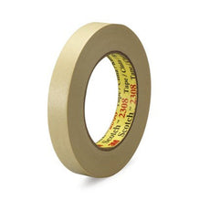 3M 2308 Performance Masking Tape Tan 24 mm x 55 m Roll - 2308 24MM X 55M TAN