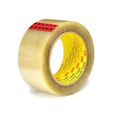 3M Scotch 351 Box Sealing Tape Clear 48 mm x 50 m Roll - 351 CLEAR 48MM X 50M