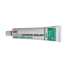 3M 4200UV Marine Adhesive-Sealants White 0.1 gal Cartridge - 4200 1/10 GAL CART WHITE