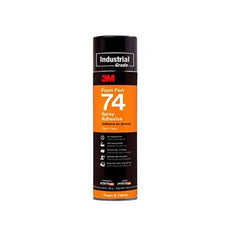 3M Foam Fast 74 Spray Adhesive Orange 16.9 oz Aerosol - 74 FOAMFAST ORANGE 24OZ