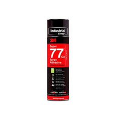 3M Super 77 Low VOC Spray Adhesive Clear 18 oz Aerosol - 77CA SUPER SPRAY 18OZ