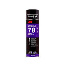 3M Scotch-Weld 78 Spray Adhesive, Inverted Clear 17.9 oz Aerosol - 78 SPRAY INVERTED