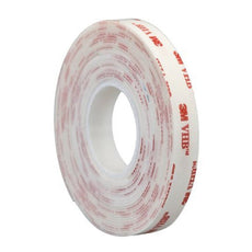 3M VHB Tape 4952 White 0.5 in x 5 yd Roll - 4952 0.5IN X 5YD