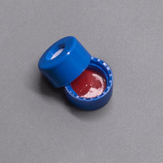 9mm Smooth Cap Royal Blue Y Cut  PTFE/Silicone Liner