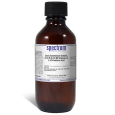 Ceric Ammonium Sulfate, 0.10 N (0.10 M) Solution in 1.0 N Sulfuric Acid