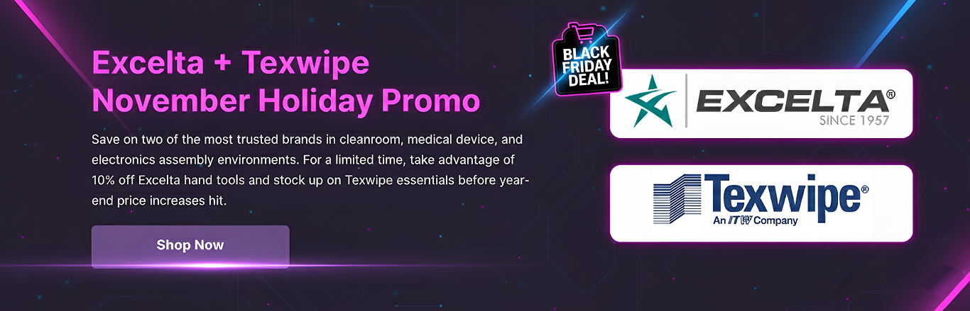 Excelta + Texwipe November Holiday Promo