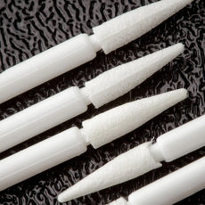 Foamtec UltraSOLV® Rigid Mini Spear Tip Static Dissipative Foam Swabs w/ ESD Safe Handle - 12,500 Swabs/Case - HT1914-500