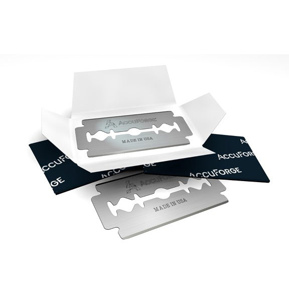 Accuforge Double Edge Blade Ss Microcoat Wrap Oil 5000bl/Cs - AGBL-600