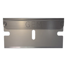 Accuforge Gem Single Edge Blade Clamshell .009in Ss 3-Fac Alum-Bck Uncoat 5000bl/Cs - AGBL-7021-0000