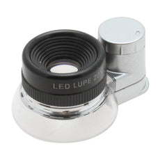 Aven Portable Magnifier Loupe 20X with LED Light - 26052