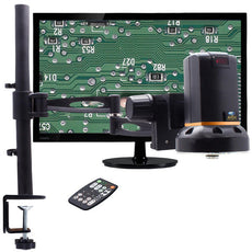 Aven Digital Microscope Cyclops HDMI [12x-132x] with 4x Lens & Articulating Arm Stand - 26700-401-553