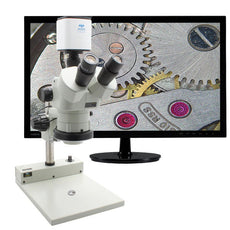 Aven Stereo Zoom Trinocular Microscope SPZV-50 [6.7x - 50x] - SPZV-50-258-512