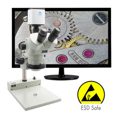 Aven Stereo Zoom Trinocular Microscope SPZV-50E [6.7x - 50x] - SPZV-50E-258-514-ESD
